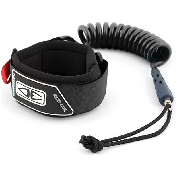 2026 Ocean and Earth Bodyboard Bicep Coil Leash OESBBA04 - Black